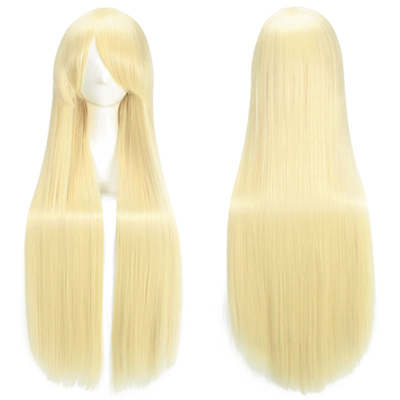 Classic Universal Color Hair Anime Fiber Long Straight Wig
