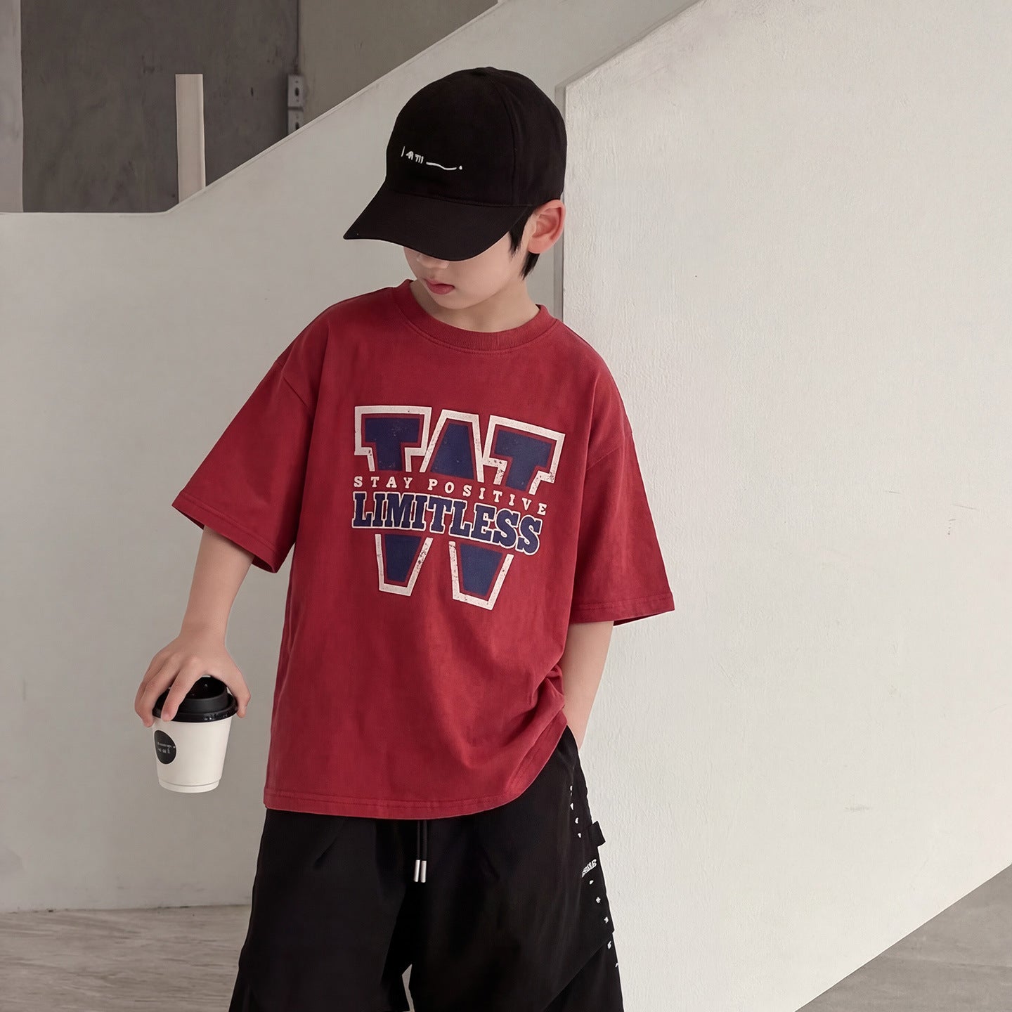 Short-sleeved Summer Top Fashionable Wear Half Sleeve Children's T-shirt