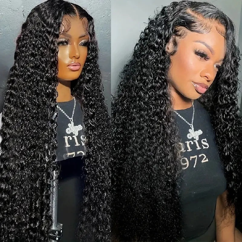 Fashion Front Lace African Small Volume Wig Long Curls