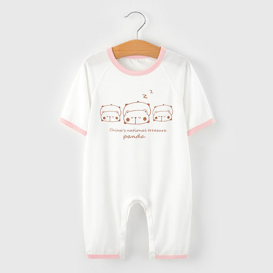 Women's & Men's For Babies Short Sleeve Rompers Summer Thin Air Jumpsuit, Climbing Suit