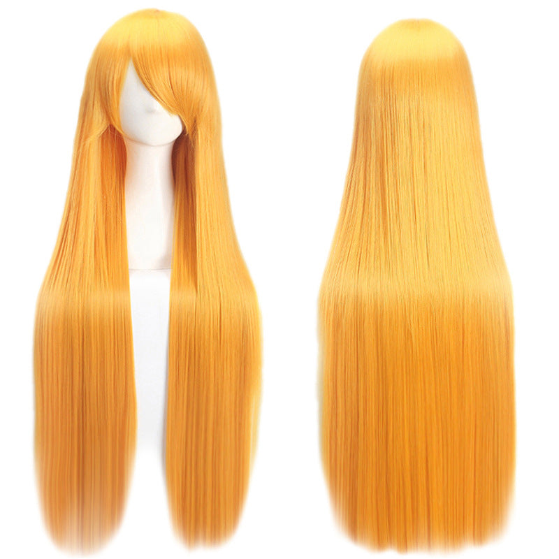 Classic Universal Color Hair Anime Fiber Long Straight Wig