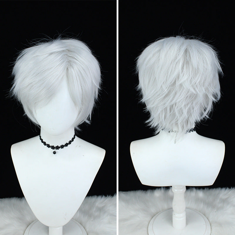 Face Puffy Silk Corn Stigma Hot Cos Wig