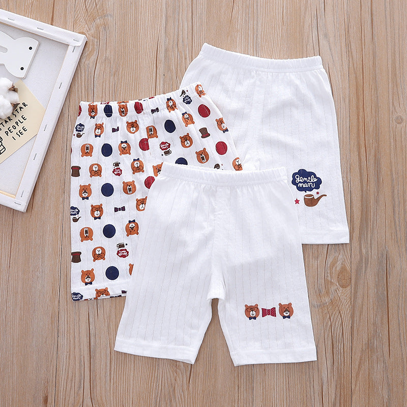 Distribution Jacquard Knit Breathable Bottoming Home Boys Vest Short Sleeve Children's T-shirt