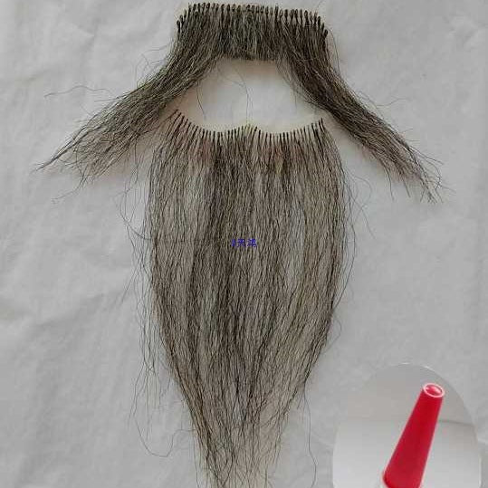 Hu Drama Qu Old Man Li Bai Grandpa Performance Abroad Men's Wig