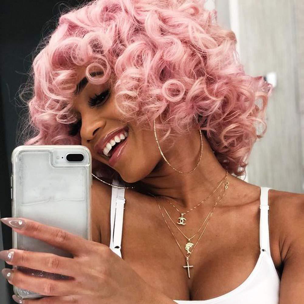 Stylish Unique Cool Classy African Small Wig Short Curly Hair