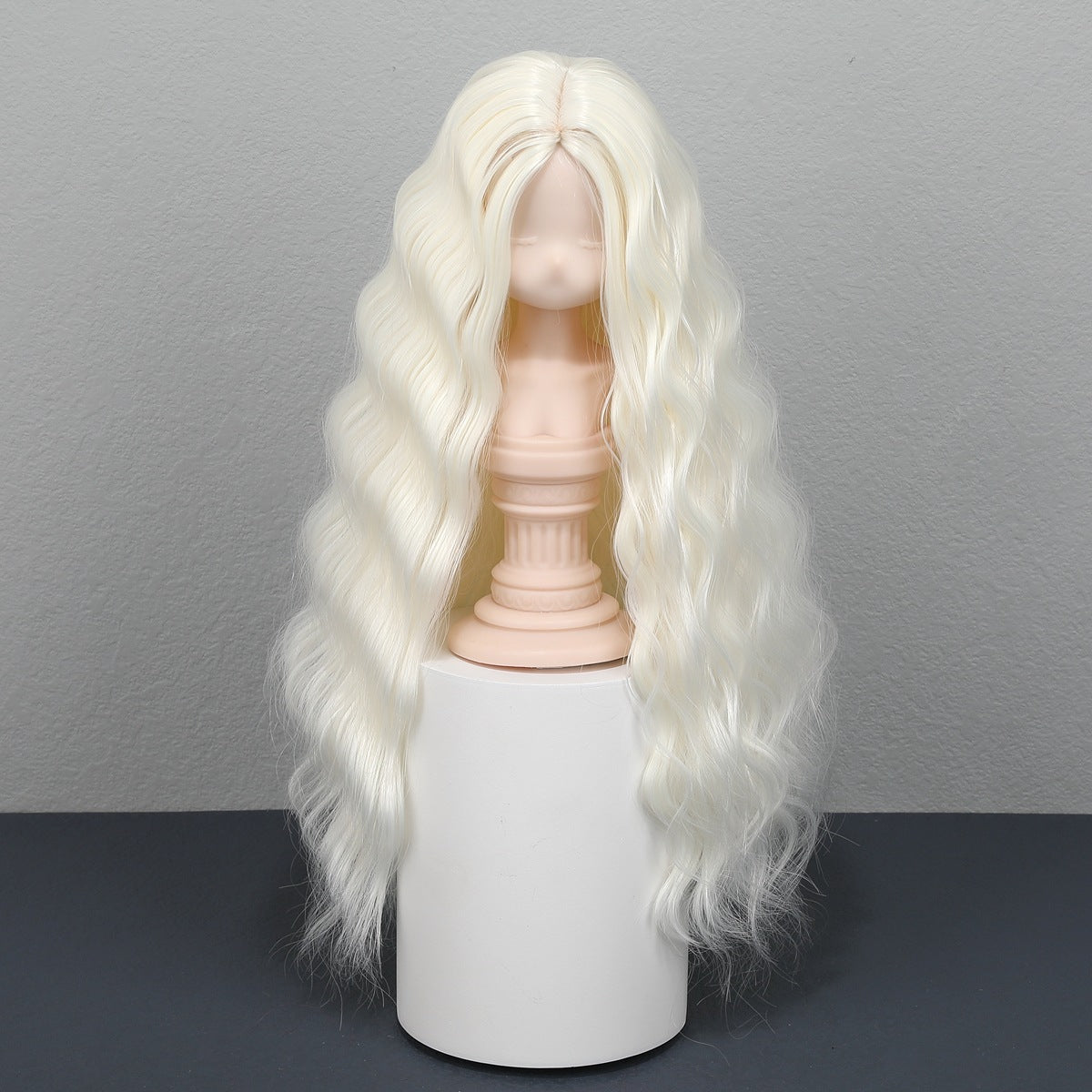 Queen Doll Points Soft Silk Handmade Cos Wig