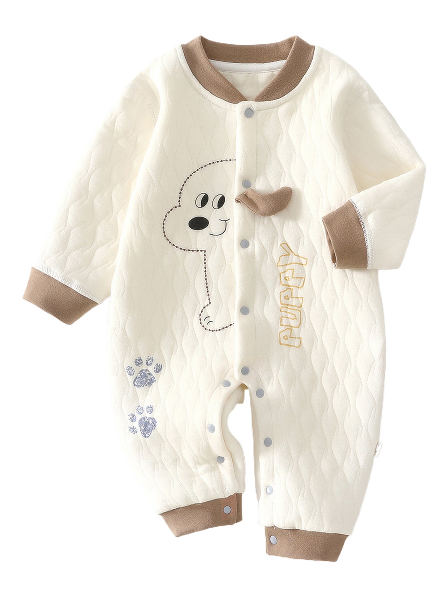Jumpsuit Thickening Quilted Rompers Born Warm Jumpsuit, Climbing Suit