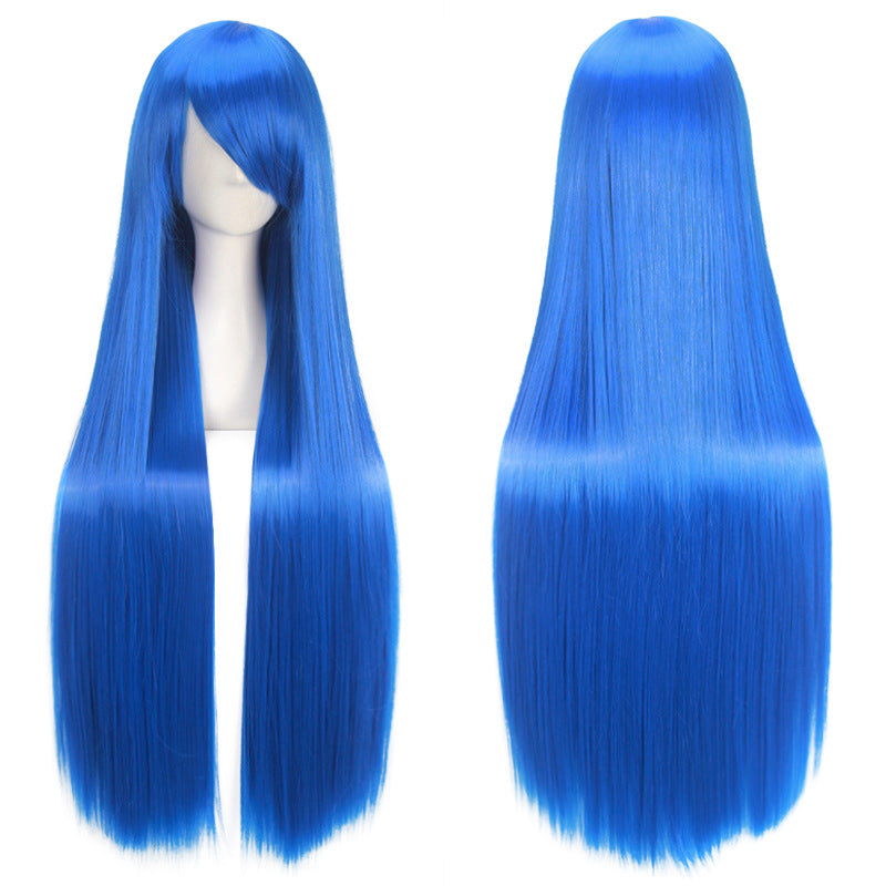 Classic Universal Color Hair Anime Fiber Long Straight Wig