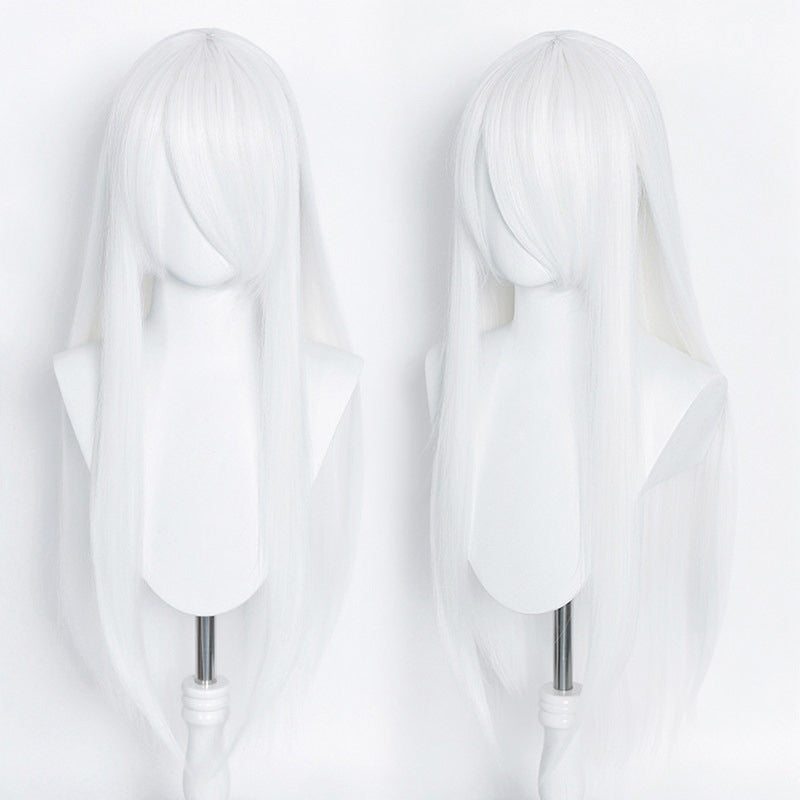 Universal Straight Hair Long Bangs Colorful Cos Wig