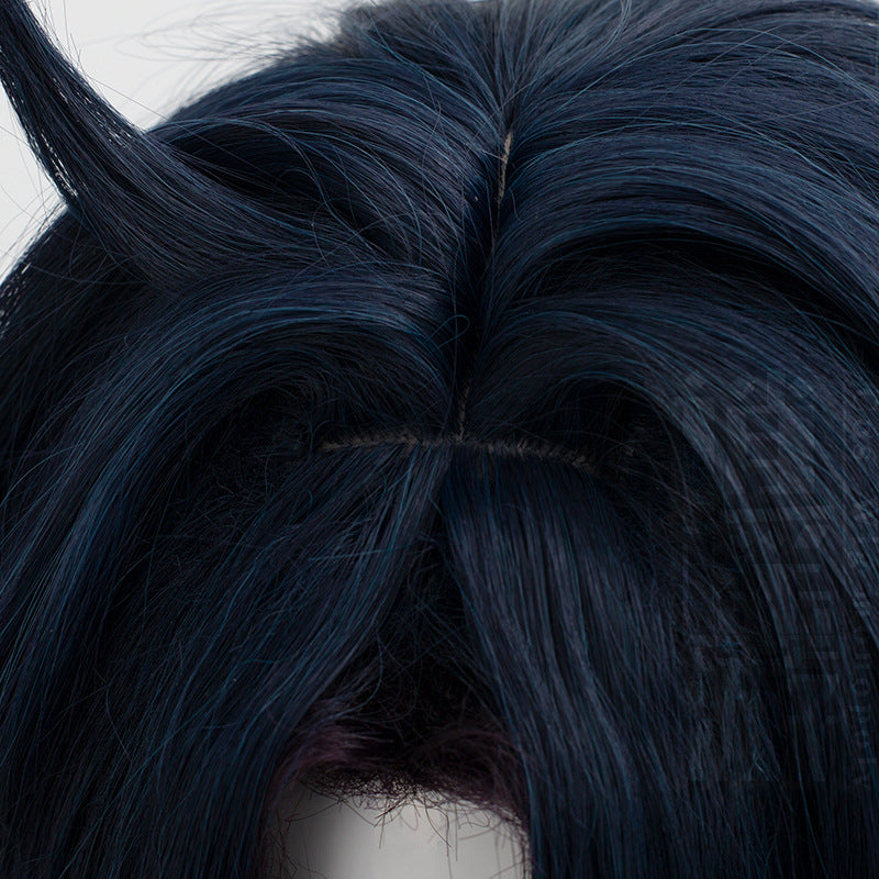 Star Dome Railway Blade Gradient Color Long Hair Cos Wig