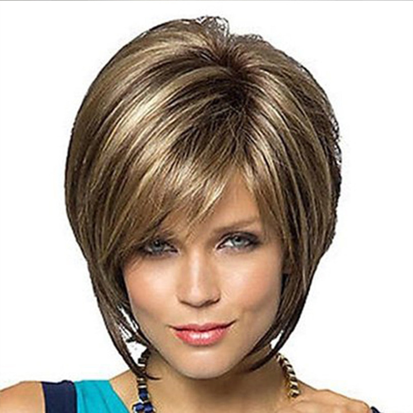 Women's Headgear Fashion Realistic Fiber Micro Volume Wig Short Curly Hair