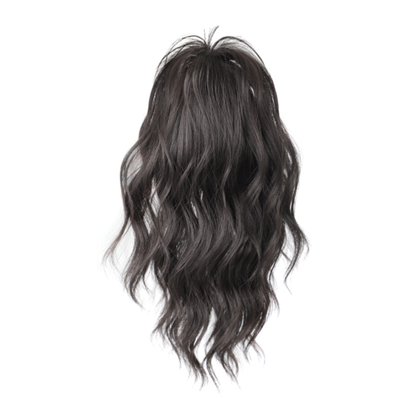 Hair Half Tie Light Without Draping Waterfall Curly Female Catch Wig Ponytail