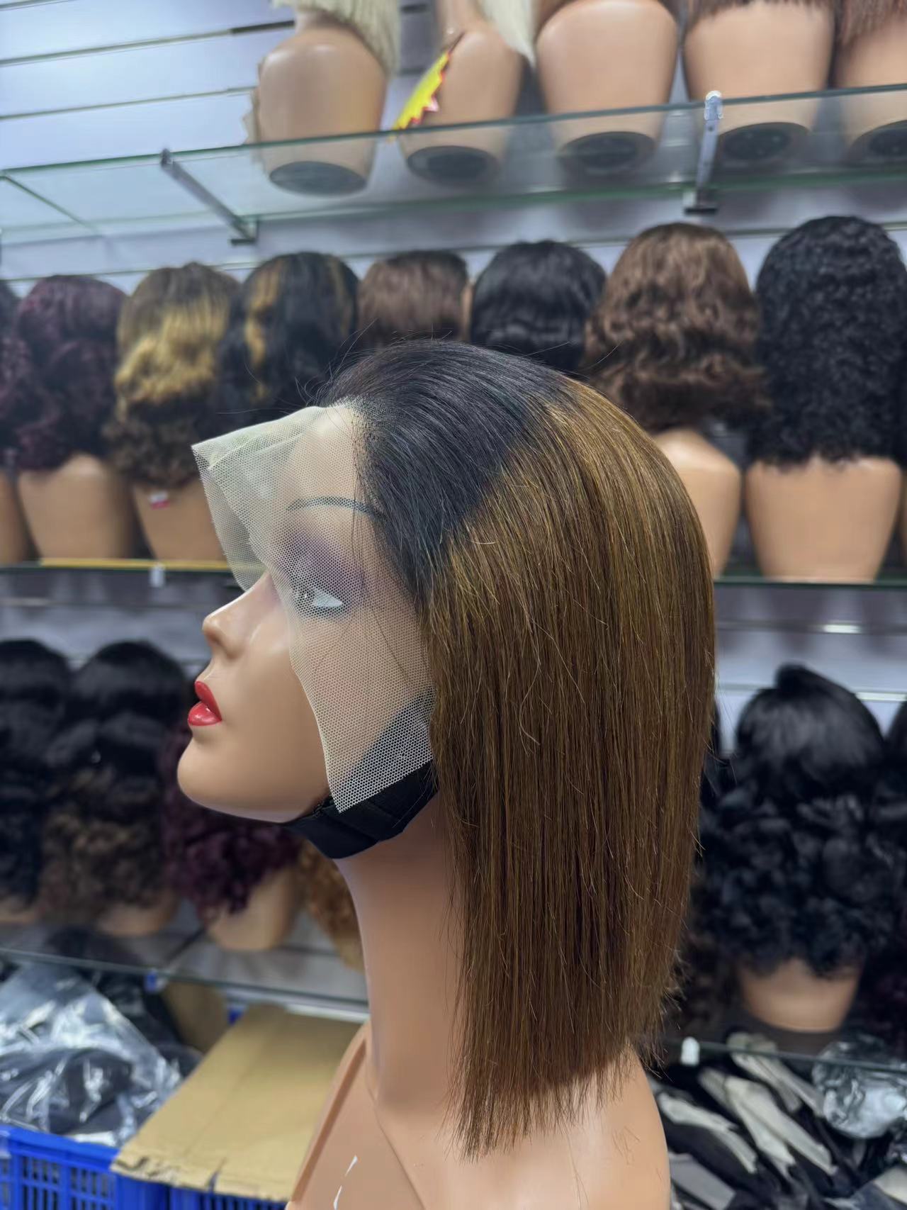 Fashion Popular Classy Innovative Bobo Human Real Hair Wig