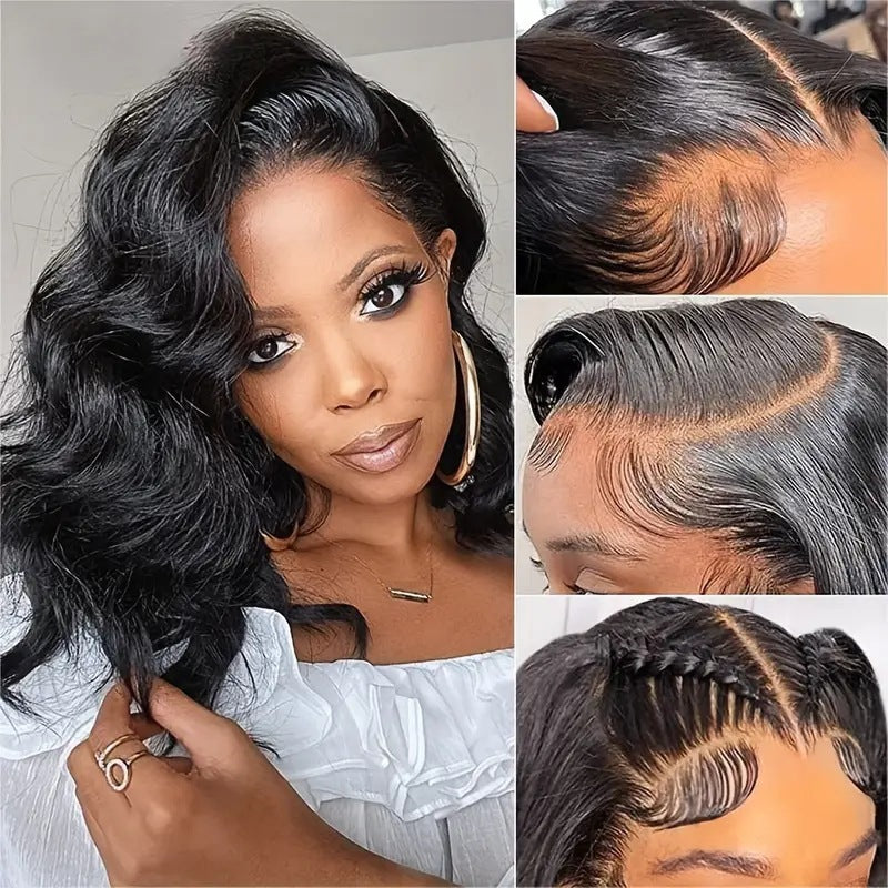 Versatile Unique Creative Short Front Lace Wig Long Curls