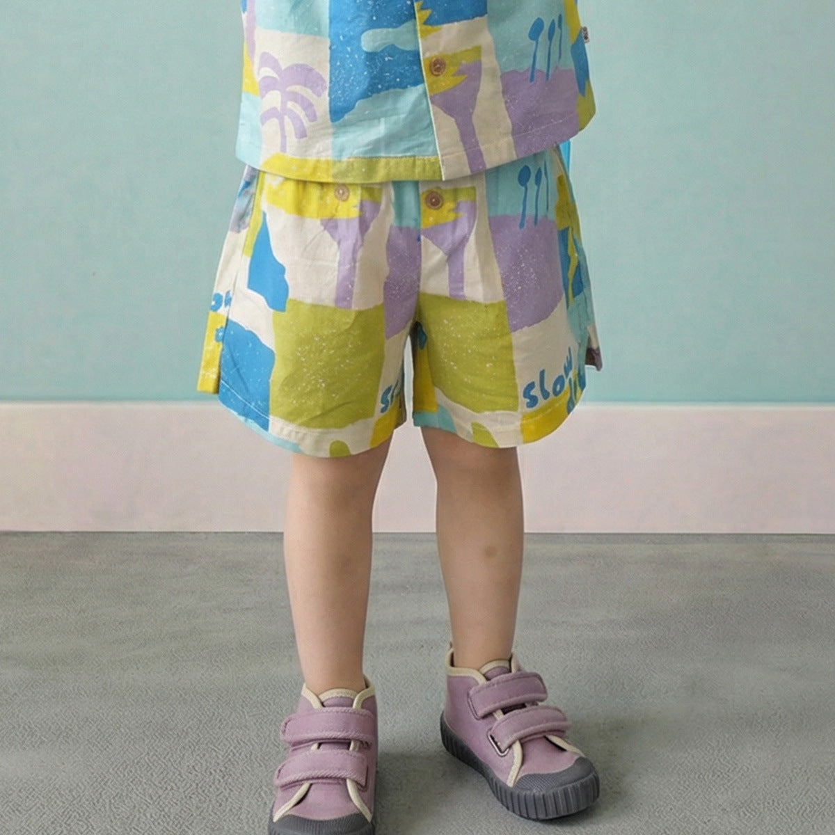 Durable Children's Top Cotton Short-sleeved Shirt Children's T-shirt
