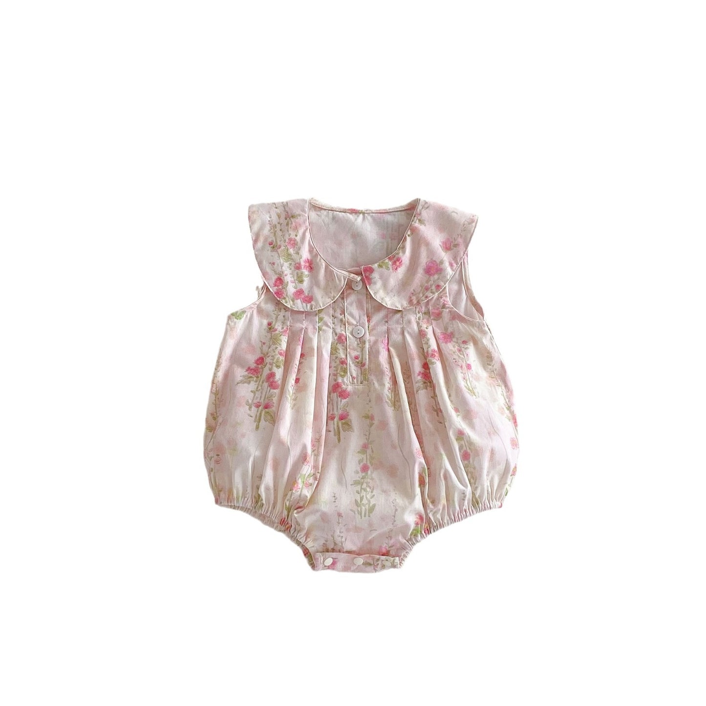 Clothes For Babies Summer Clothing Pastoral Style Born Jumpsuit Princess Jumpsuit, Climbing Suit