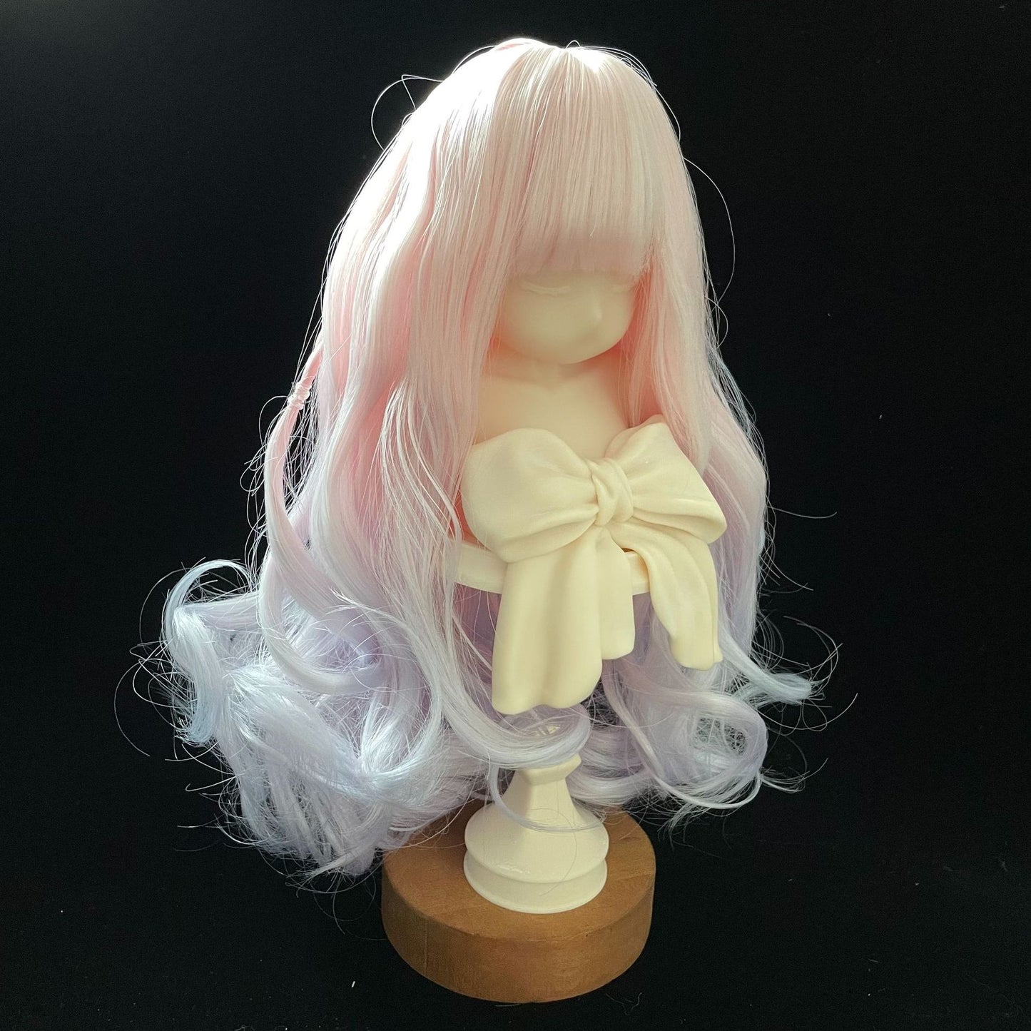 Points Ye Doll Pink Blue Gradient Cos Wig