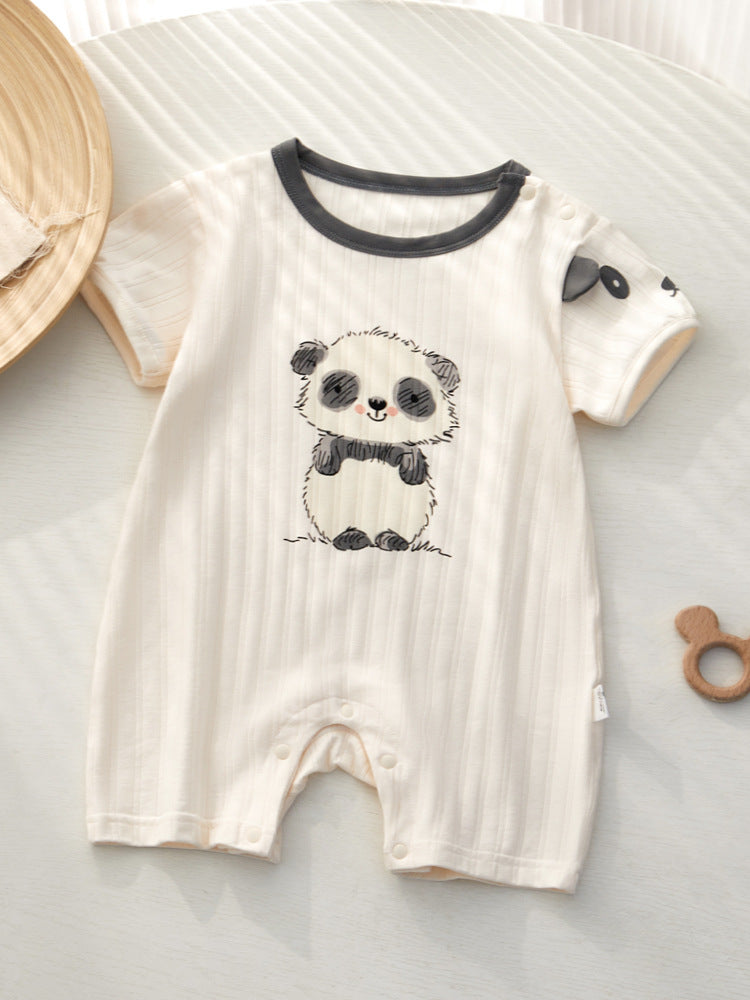 Jumpsuit Summer Infant Clothing Boy Short Jumpsuit, Climbing Suit