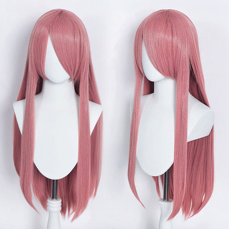 Universal Hair Cm Rose Net Color Woolen Long Straight Wig