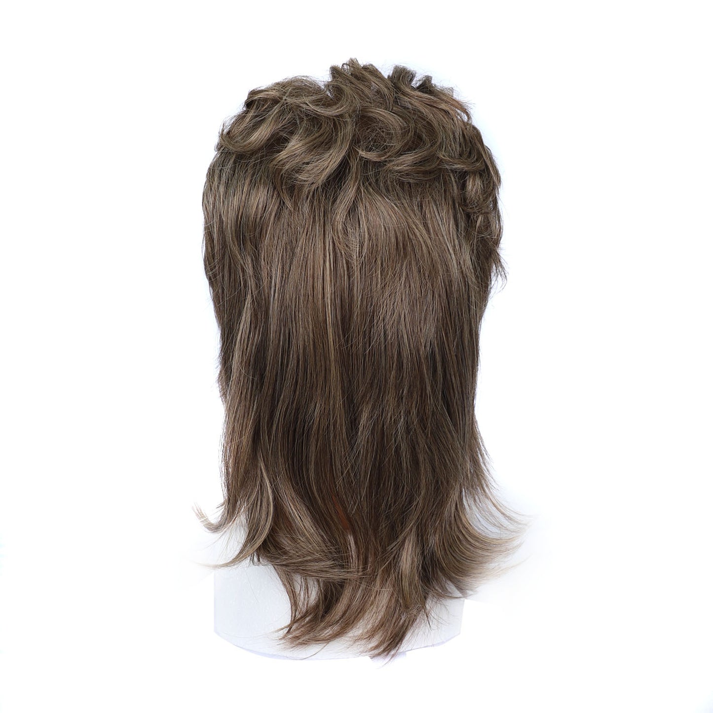 Men's Export Head Cover Personality Fashion Mid-length Curly Men's Wig