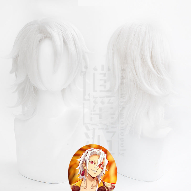 Free Travel No Version White Anime Cos Wig