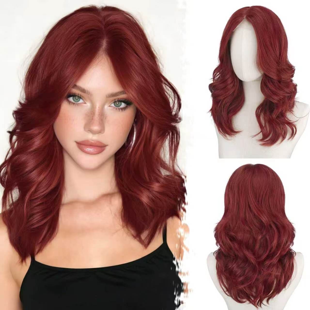 Unique Each Divided Into Fiber Batch Wig Short Curly Hair