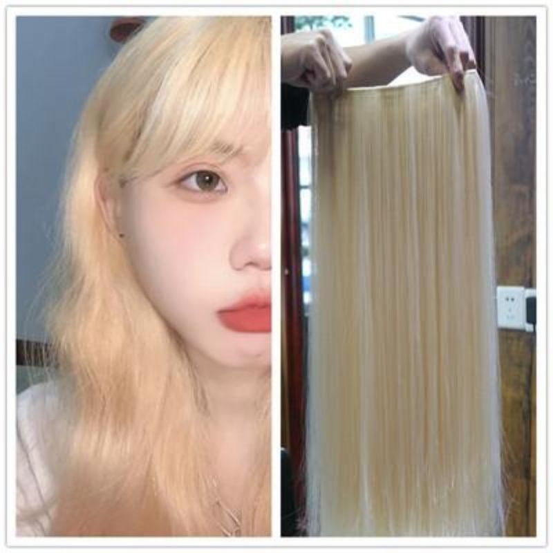 Hair One-piece Extension Ladies Artificial Seamless Invisible Realistic Natural Trendy Wig