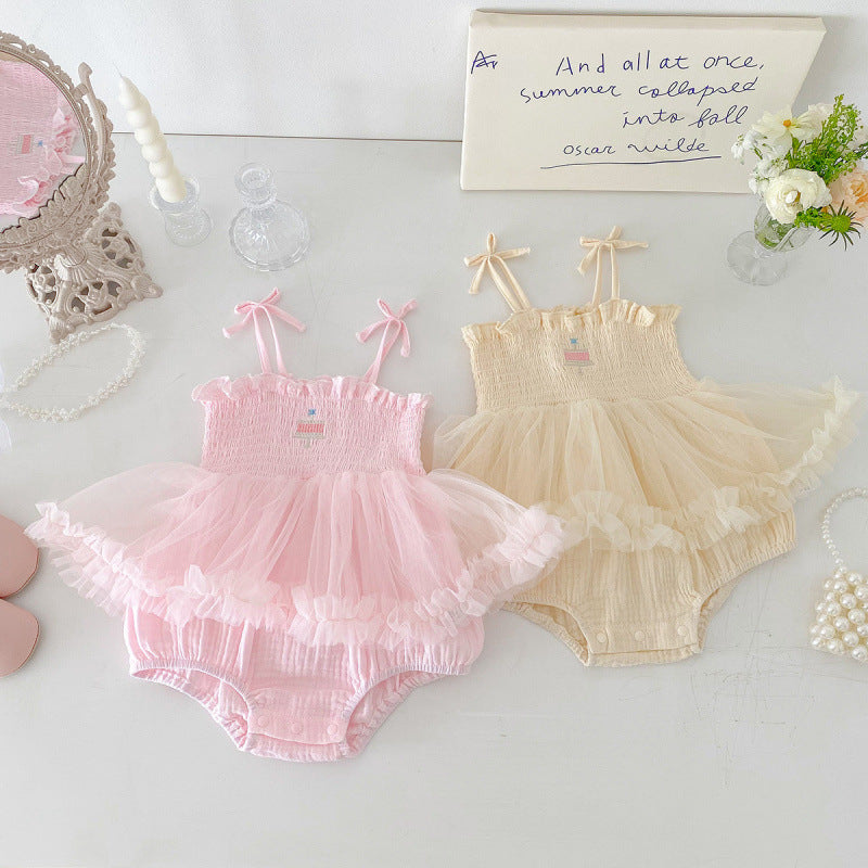 Clothes For Babies Dress One-piece Sweet Jumpsuit, Climbing Suit