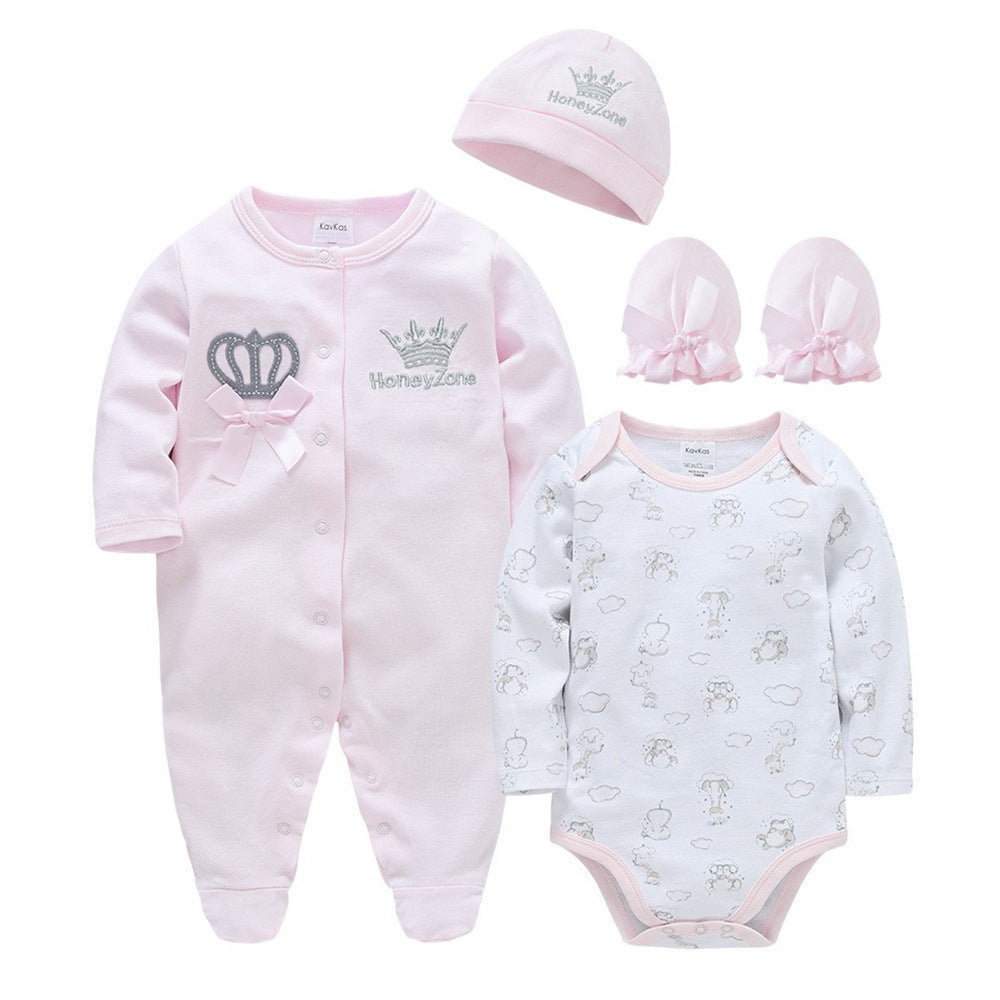 Autumn Infant Long-sleeved Jumpsuit Year-old Clothes Jumpsuit, Climbing Suit