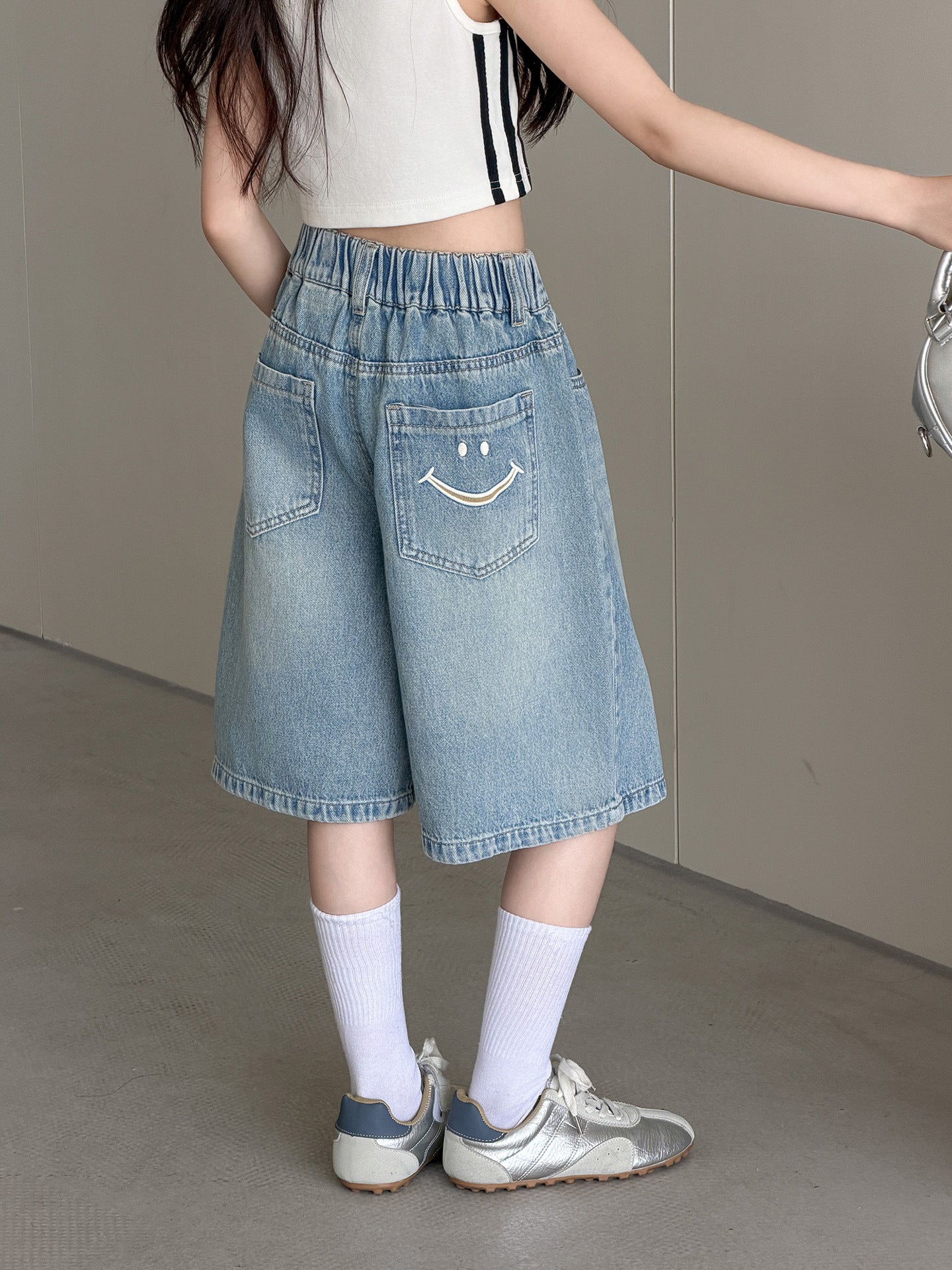 Children's Capri Jeans For Summer Wear Fashion Shorts Children's Pants