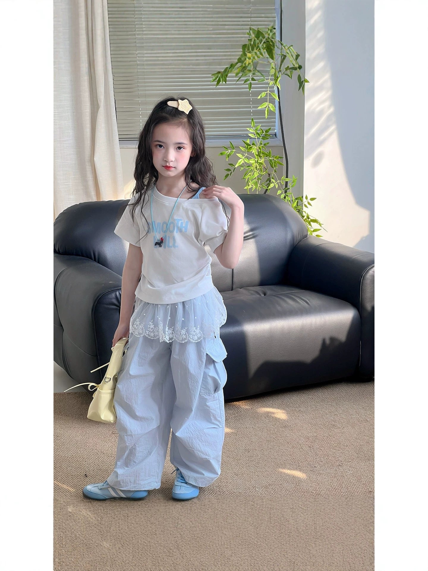 Overalls Summer Loose Casual Fashion Stitching Children's Pants
