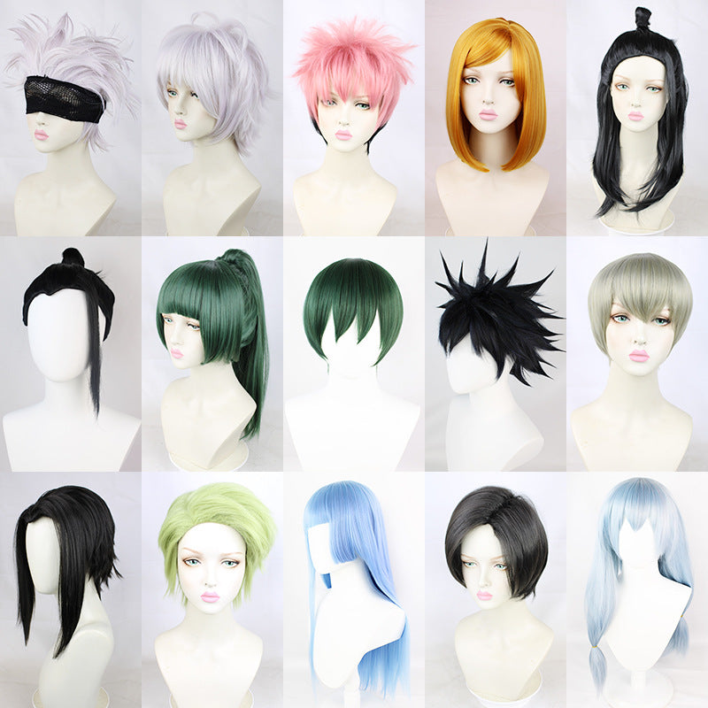 War Five Wu Hair Stick Three Rounds Fiber Cos Wig