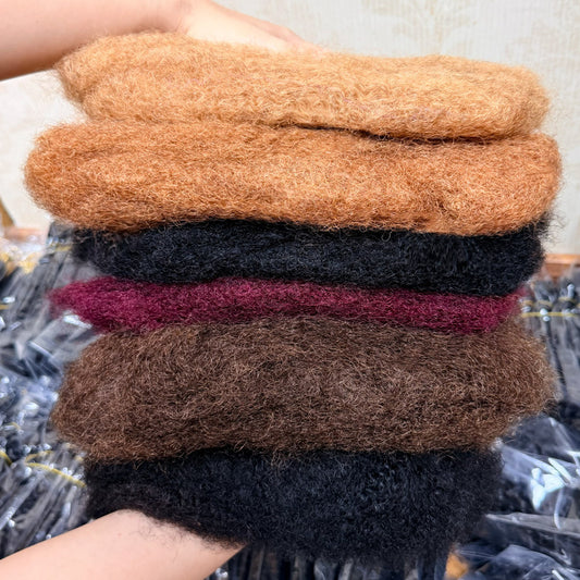 Comfortable African Human One Bag All Real Hair Wig