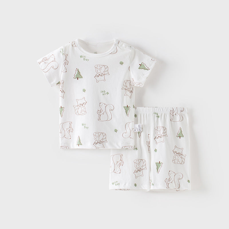 Pieces Summer Clothes For Babies Short Sleeve Shorts Two-piece Set Children's Suit