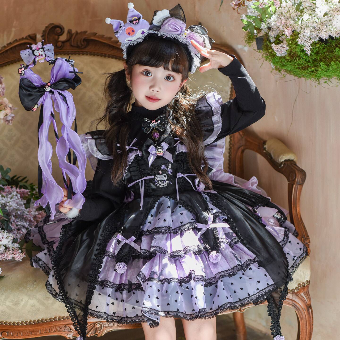 Children's Lolita Princess Spring Clothes Western Style Children's Dress