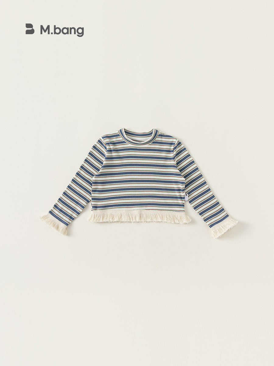 Children's Clothing Clothes Color Matching Top Long Children's T-shirt
