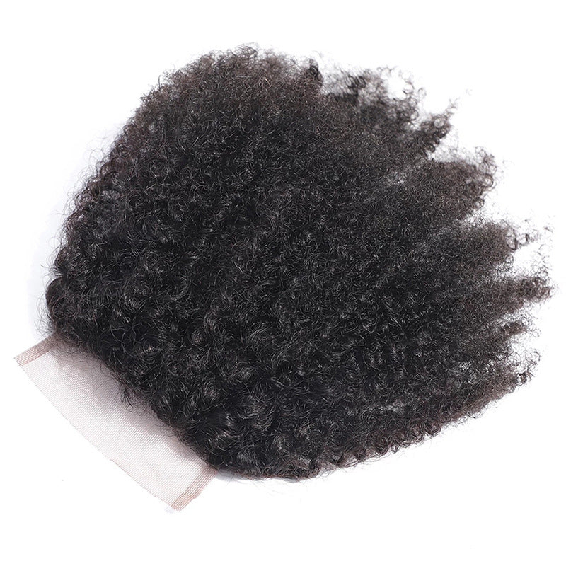 Human Wigs African Small Curly Explosion Real Hair Wig