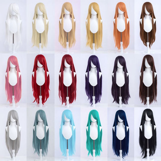 Universal Hair Anime Mao Shape Bangs Full Long Straight Wig