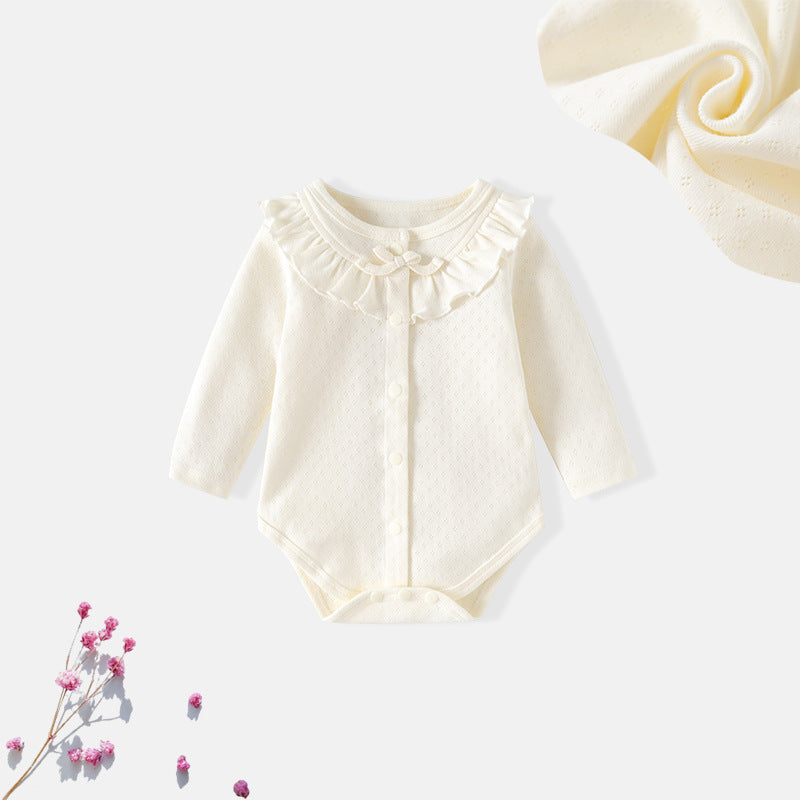 Cotton Princess Style Clothes Born One Year Old Jumpsuit, Climbing Suit