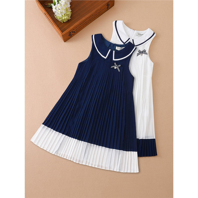 Children's Summer Middle Big Pleated Skirt Princess Children's Dress