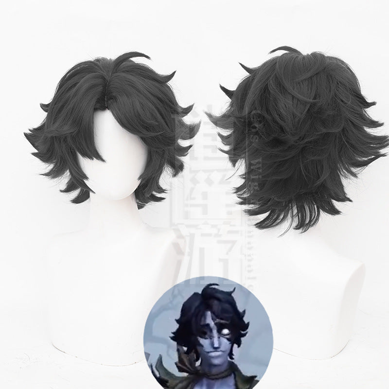 V Explorer Fool Golden Simulation Human Cos Wig