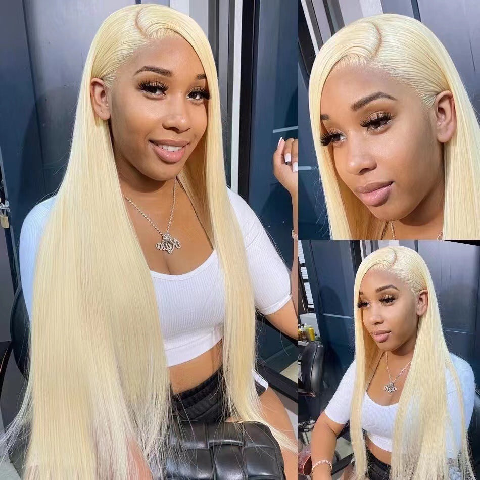 Lace Rose Net Chemical Fiber Fashion Long Straight Wig