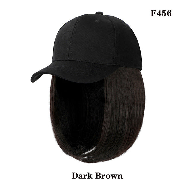 Women's Hat Short Hair One-piece Peaked Cap Summer Other Wig
