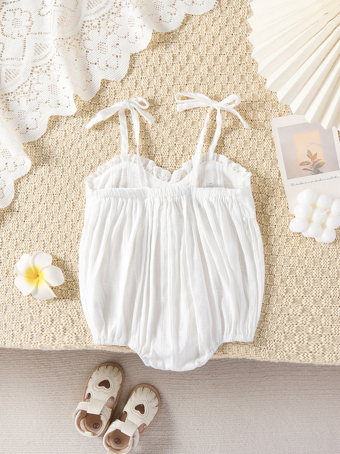 Summer Wear Strap Embroidered Jumpsuit Class Korean Style Thin Small Jumpsuit, Climbing Suit