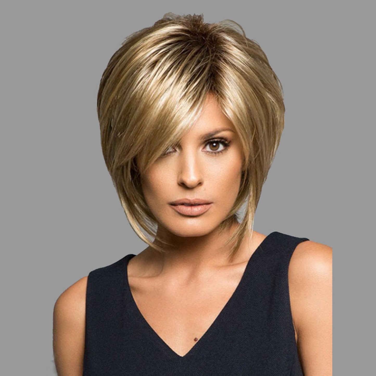 Women's Headgear Fashion Realistic Fiber Micro Volume Wig Short Curly Hair