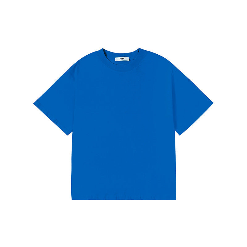Children's Color Boys Cotton Short-sleeved Middle Big Children's T-shirt
