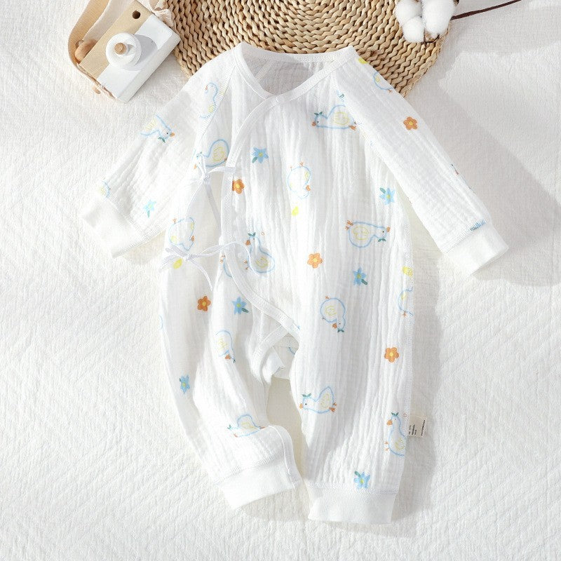 Class Antibacterial Born Cotton Gauze Jumpsuit Jumpsuit, Climbing Suit