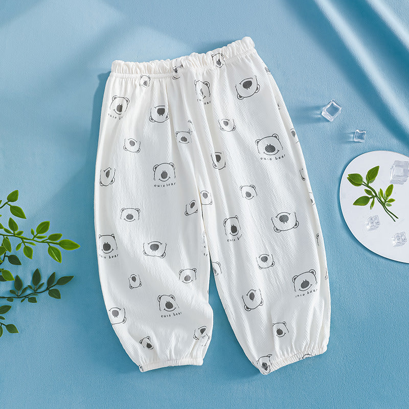 Summer Thin Trousers Loose Infant Outing Anti Mosquito Boys Children's Pants