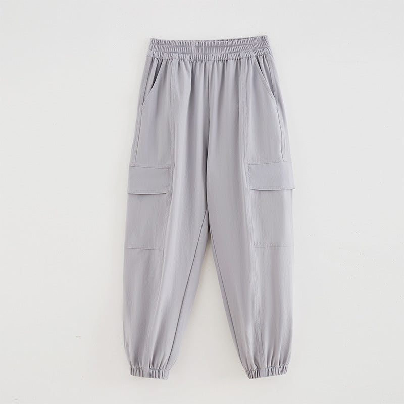 Children's Boy Summer Thin Mosquito Repelling Older Children's Pants