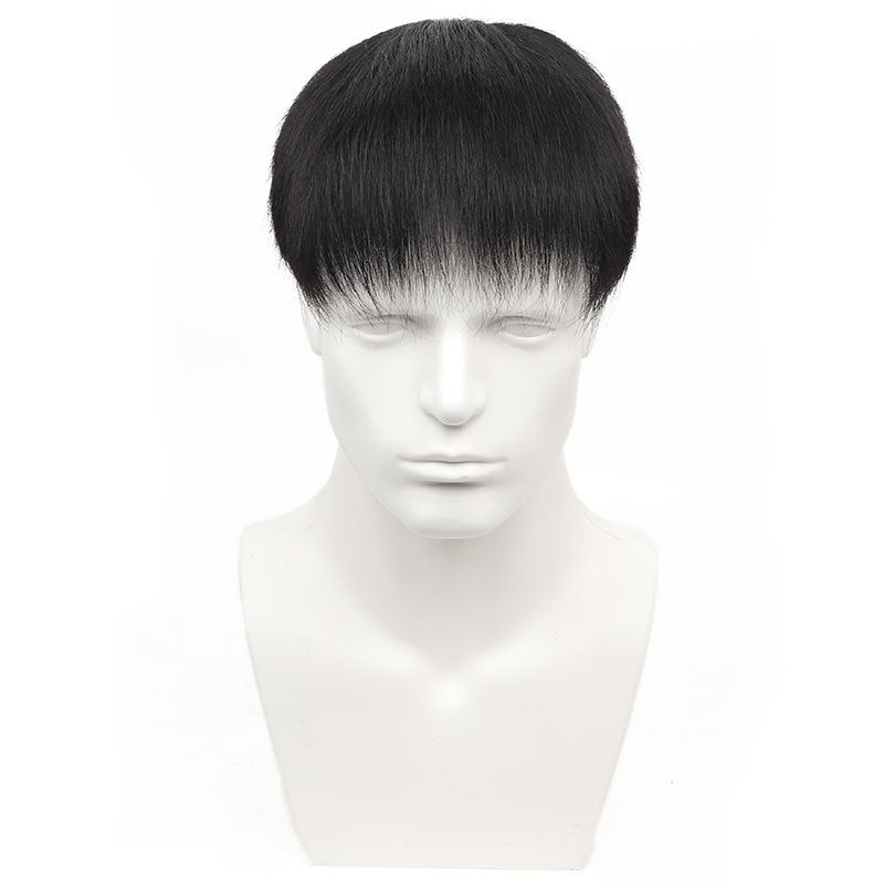 Men's Lightweight Breathable Top Supplementing Piece Extra Men's Wig